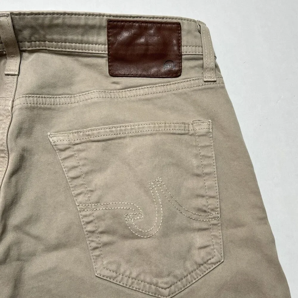 AG Adriano Goldschmied The Graduate Tailored Leg Khaki Stretch Pants Men's 31x32 - Picture 7 of 7